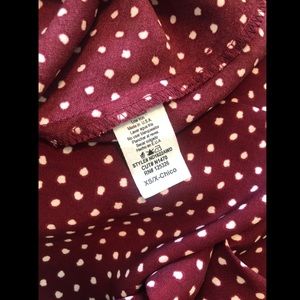 Windsor Dresses - Windsor Burgundy Polka Dot Dress Windsor Dresses - Windsor Burgundy Polka Dot Dress